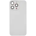 Back Glass w/ MagSafe Magnet & NFC & Flashlight Flex For iPhone 15 Pro Max (Used OEM Pull: Grade B) (White Titanium)