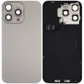 Back Glass w/ MagSafe Magnet & NFC & Flashlight Flex For iPhone 15 Pro Max (Used OEM Pull: Grade B) (Natural Titanium)