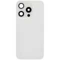 Back Glass w/ MagSafe Magnet & NFC & Flashlight Flex For iPhone 15 Pro (Used OEM Pull: Grade B) (White Titanium)