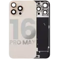 Back Glass w/ MagSafe Magnet & NFC & Flashlight Flex For iPhone 16 Pro Max (Quality - OEM Pull C) (Desert Titanium)