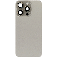 Back Glass w/ MagSafe Magnet & NFC & Flashlight Flex For iPhone 16 Pro (Quality - OEM Pull C) (Natural Titanium)