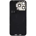 Back Glass w/ MagSafe Magnet & NFC & Flashlight Flex For iPhone 15 Pro Max (Quality - OEM Pull C) (Natural Titanium)