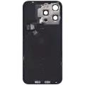 Back Glass w/ MagSafe Magnet & NFC & Flashlight Flex For iPhone 15 Pro Max (Quality - OEM Pull C) (Black Titanium)
