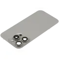 Back Glass w/ MagSafe Magnet & NFC & Flashlight Flex For iPhone 15 Pro (Quality - OEM Pull C) (Natural Titanium)