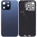 Back Glass w/ MagSafe Magnet & NFC & Flashlight Flex For iPhone 15 Pro Max (Quality - OEM Pull C) (Blue Titanium)