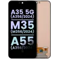 OLED Assembly Without Frame For Samsung Galaxy A35 5G (A356 / 2024) / M35 (M356 / 2024) / A55 (A556 / 2024) (Service Pack) (All Colors)