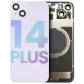 Back Glass w/ MagSafe Magnet & NFC & Flashlight Flex For iPhone 14 Plus (Service Pack) (Purple)