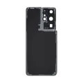 Back Cover Glass With Camera Lens For Samsung Galaxy S21 Ultra (Service Pack) (Phantom Titanium)
