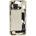 Mid-Frame Housing  W/ Charging Port Flex & Small Parts  For iPhone 15 (EU / Global Version) (Used OEM Pull: Grade B) (Yellow)