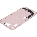 Mid-Frame Housing  W/ Charging Port Flex & Small Parts  For iPhone 15 Plus (EU / Global Version) (Used OEM Pull: Grade C) (Pink)