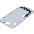 Mid-Frame Housing  W/ Charging Port Flex & Small Parts  For iPhone 15 Plus (EU / Global Version) (Used OEM Pull: Grade A) (Blue)