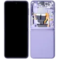 Inner OLED Assembly With Frame For Samsung Galaxy Z Flip 3 5G (US & International) (Service Pack) (Lavender)