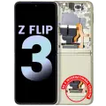 Inner OLED Assembly With Frame For Samsung Galaxy Z Flip 3 5G (US & International) (Service Pack) (Cream)