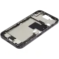 Mid-Frame Housing  W/ Charging Port Flex & Small Parts  For iPhone 16 Pro Max (EU / Global Version) (Used OEM Pull: Grade A) (Black Titanium)