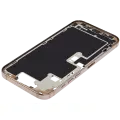 Mid-Frame Housing  W/ Charging Port Flex & Small Parts  For iPhone 16 Pro Max (EU / Global Version) (Used OEM Pull: Grade B) (Desert Titanium)