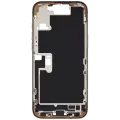 Mid-Frame Housing  W/ Charging Port Flex & Small Parts  For iPhone 16 Pro Max (EU / Global Version) (Used OEM Pull: Grade C) (Desert Titanium)