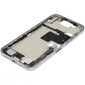 Mid-Frame Housing  W/ Charging Port Flex & Small Parts  For iPhone 16 Pro Max (EU / Global Version) (Used OEM Pull: Grade C) (Natural Titanium)