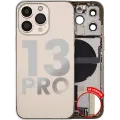 Back Housing W/ Charging Port Flex & Small Parts  For iPhone 13 Pro (US Version) (Used OEM Pull: Grade A) (Gold)