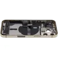 Back Housing W/ Charging Port Flex & Small Parts  For iPhone 13 Pro (US Version) (Used OEM Pull: Grade A) (Gold)