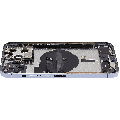 Back Housing W/ Charging Port Flex & Small Parts  For iPhone 13 Pro Max (US Version) (Used OEM Pull: Grade A) (Sierra Blue)