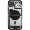Back Housing W/ Charging Port Flex & Small Parts  For iPhone 13 Pro Max (EU / Global Version) (Used OEM Pull: Grade C) (Graphite)