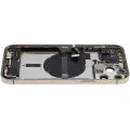 Back Housing W/ Charging Port Flex & Small Parts  For iPhone 13 Pro Max (EU / Global Version) (Used OEM Pull: Grade C) (Gold)