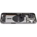 Back Housing W/ Charging Port Flex & Small Parts  For iPhone 13 Pro Max (EU / Global Version) (Used OEM Pull: Grade B) (Graphite)