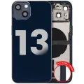 Back Housing W/ Charging Port Flex & Small Parts  For iPhone 13 (EU / Global Version) (Used OEM Pull: Grade B) (Midnight)