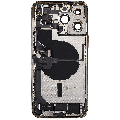 Back Housing W/ Charging Port Flex & Small Parts  For iPhone 14 Pro Max (EU / Global Version) (Used OEM Pull: Grade B) (Gold)