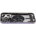 Back Housing W/ Charging Port Flex & Small Parts  For iPhone 14 Pro (US Version) (Used OEM Pull: Grade C) (Deep Purple)
