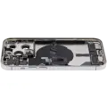 Back Housing W/ Charging Port Flex & Small Parts  For iPhone 14 Pro (US Version) (Used OEM Pull: Grade B) (Silver)