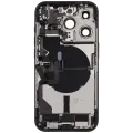 Back Housing W/ Charging Port Flex & Small Parts  For iPhone 14 Pro (US Version) (Used OEM Pull: Grade A) (Space Black)