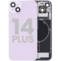 Back Glass w/ MagSafe Magnet & NFC & Flashlight Flex For iPhone 14 Plus (Quality - OEM Pull C) (Purple)