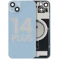 Back Glass w/ MagSafe Magnet For iPhone 14 Plus (Used OEM Pull: Grade A) (Blue)