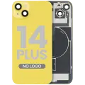 Back Glass With Steel Plate With Wireless NFC & MagSafe Magnet Pre-Installed For iPhone 14 Plus (No Logo) (Yellow)