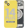 Back Glass w/ MagSafe Magnet For iPhone 14 Plus (Aftermarket) (Yellow) (No Logo)