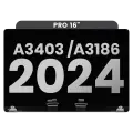 Complete LCD Display Assembly For MacBook Pro 16" (M4) (A3403 /A3186 Late 2024) (Used OEM Pull: Grade A) (Space Black)