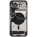 Back Housing W/ Charging Port Flex & Small Parts  For iPhone 12 Pro Max (EU / Global Version) (Used OEM Pull: Grade C) (Graphite)
