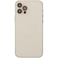 Back Housing W/ Charging Port Flex & Small Parts  For iPhone 12 Pro (EU / Global Version) (Used OEM Pull: Grade C) (Gold)