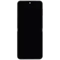 Inner OLED Assembly With Frame For Samsung Galaxy Z Flip 6 5G (US & International) (Refurbished) (Silver Shadow)