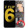 Inner OLED Assembly With Frame For Samsung Galaxy Z Flip 6 5G (US & International) (Refurbished) (Silver Shadow)