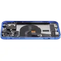 Back Housing W/ Charging Port Flex & Small Parts  For iPhone 12 (US Version) (Used OEM Pull: Grade C) (Blue)