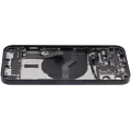 Back Housing W/ Charging Port Flex & Small Parts  For iPhone 12 (US Version) (Used OEM Pull: Grade B) (Black)