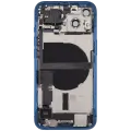 Back Housing W/ Charging Port Flex & Small Parts  For iPhone 13 (US Version) (Used OEM Pull: Grade A) (Blue)