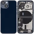 Back Housing W/ Charging Port Flex & Small Parts  For iPhone 13 Mini (US Version) (Used OEM Pull: Grade C) (Midnight)