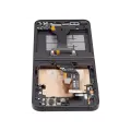 Inner OLED Assembly With Frame Compatible For Samsung Galaxy Z Flip 6 5G (F741) (US & International) (Aftermarket) (Black)