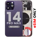 Back Housing W/ Small Parts For iPhone 14 Pro Max (US Version) (Aftermarket Plus) (Deep Purple)