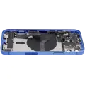 Back Housing W/ Charging Port Flex & Small Parts  For iPhone 12 (US Version) (Used OEM Pull: Grade A) (Blue)