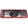 Back Housing W/ Charging Port Flex & Small Parts  For iPhone 12 (US Version) (Used OEM Pull: Grade A) (Red)
