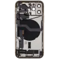 Back Housing W/ Charging Port Flex & Small Parts  For iPhone 12 Pro (EU / Global Version) (Used OEM Pull: Grade A) (Gold)